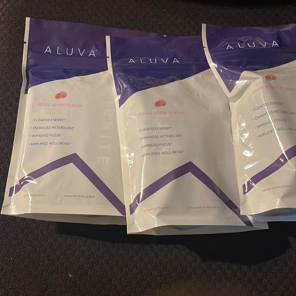 Aluva Ignite 15 individual servings three packets equaling 45 individual serving